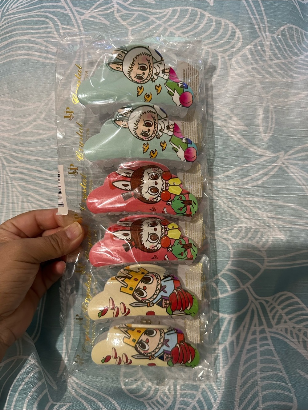 Pack of 6 hair clips